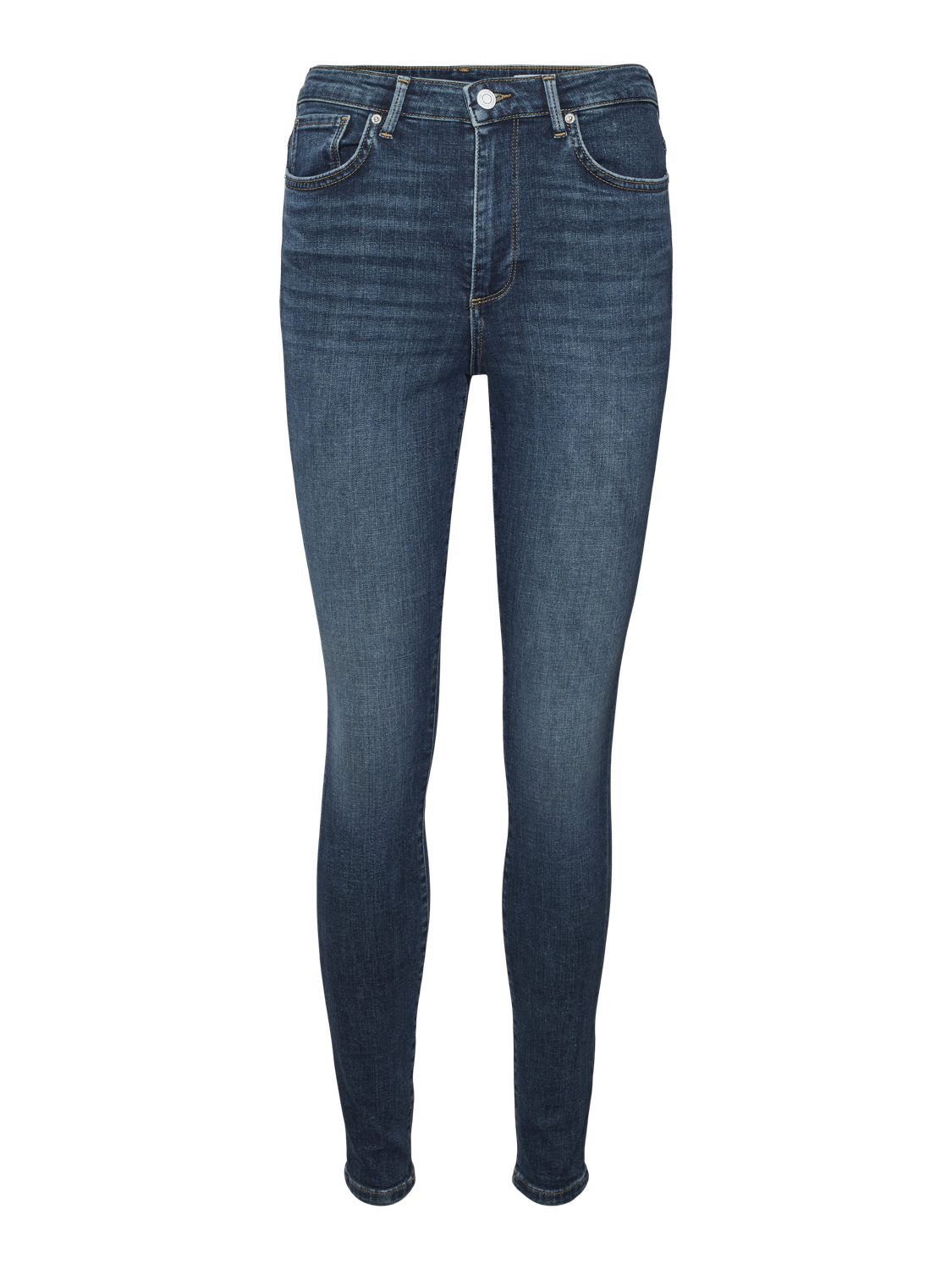 VMSOPHIA Skinny Jeans - Dark Blue Denim